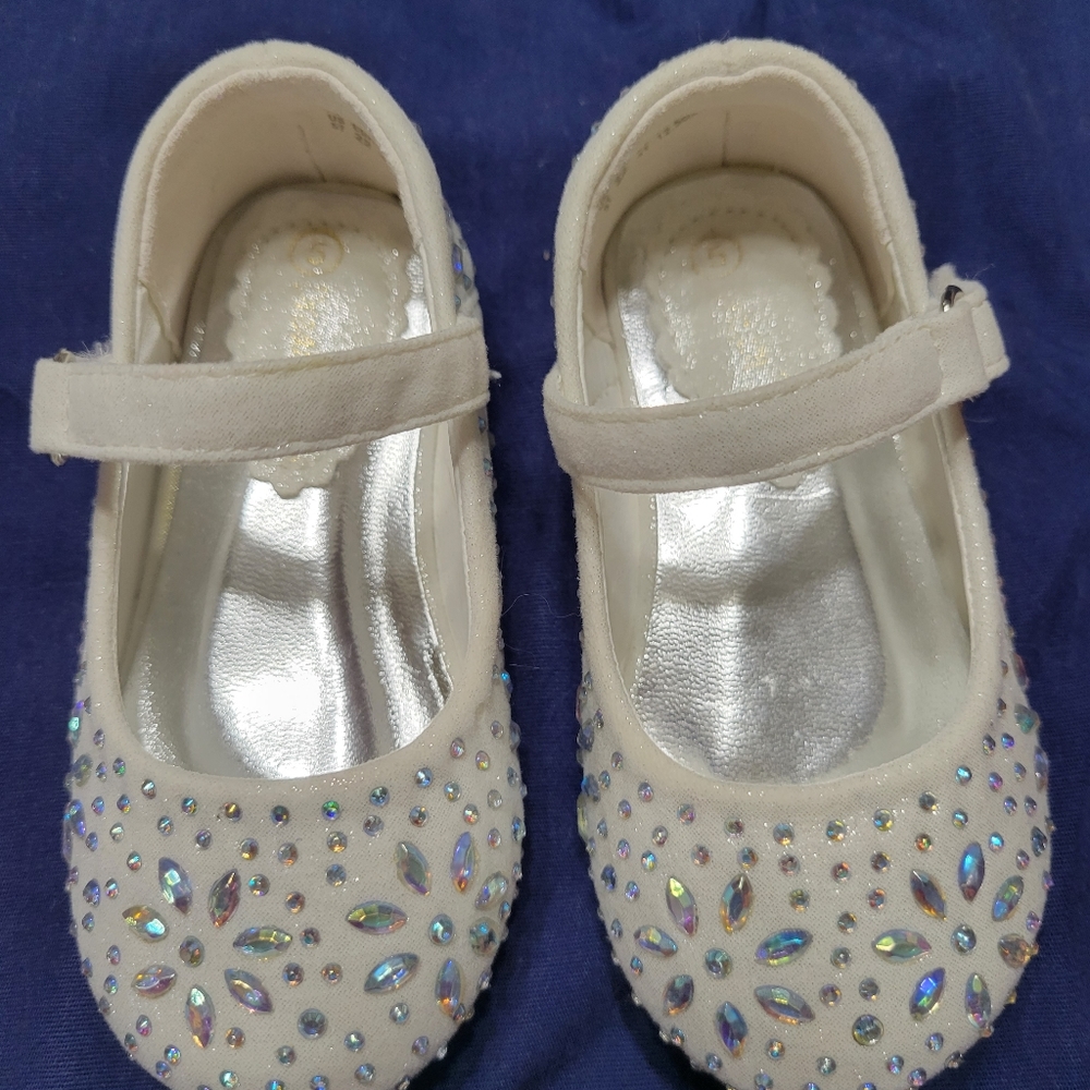 Toddler girl Dream Pairs size 5 sparkly dress shoes